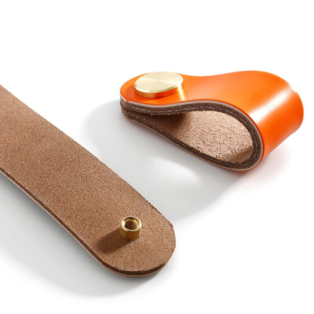 Leather Dresser Pull Handles for Cabinet Drawer - FindBuyTool