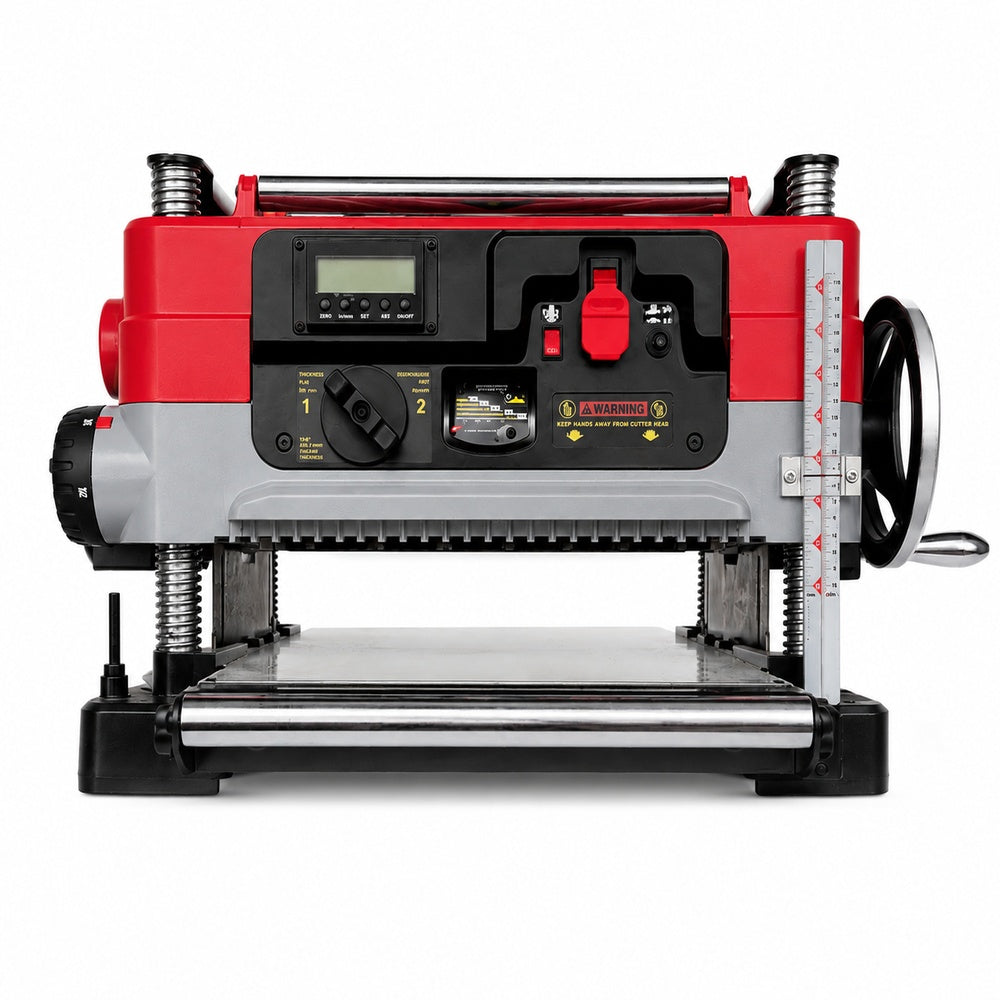 Machorool® FB152H 15" 2-Speed Thickness Planer with Helical Cutterhead