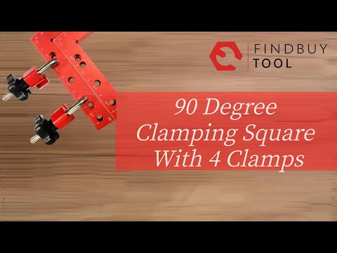 90 Degree Clamping Square with 4 Clamps