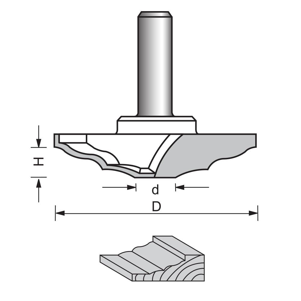Raised Panel Router Bit-1931 - FindBuyTool
