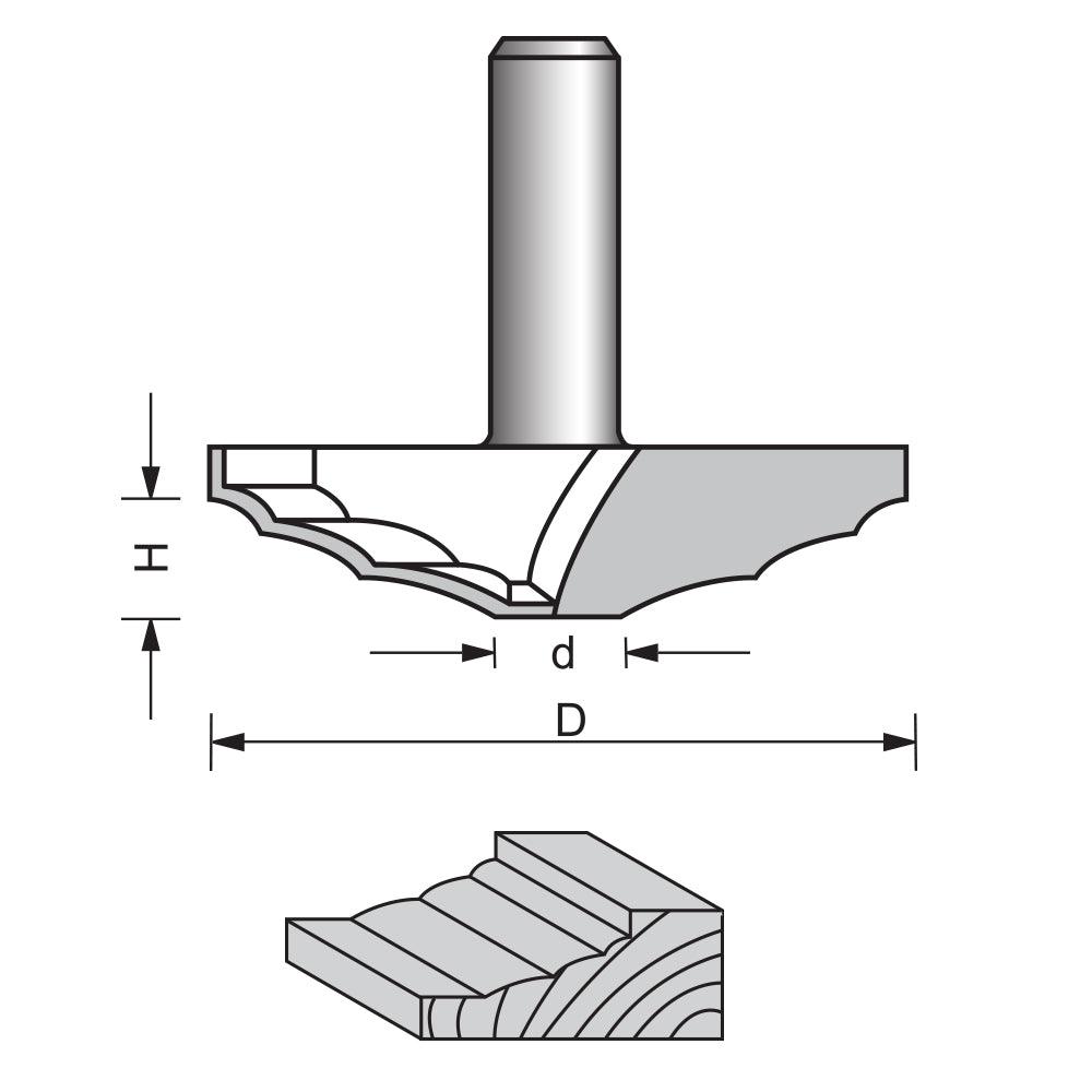 Raised Panel Router Bit-1932 - FindBuyTool