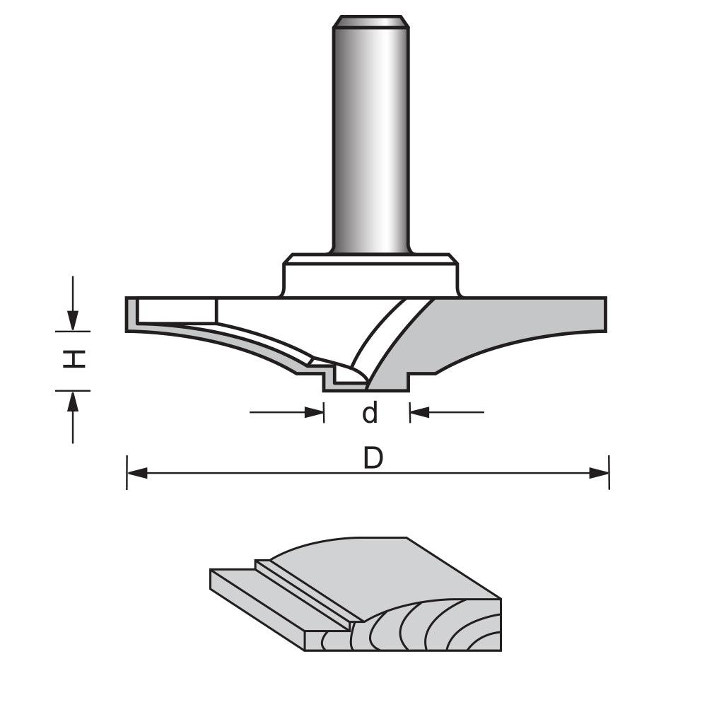 Raised Panel Router Bit-1957 - FindBuyTool