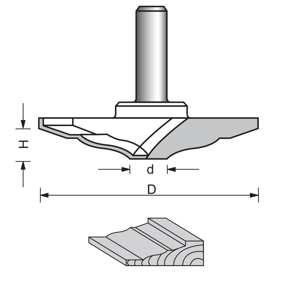 Raised Panel Router Bit-1958 - FindBuyTool