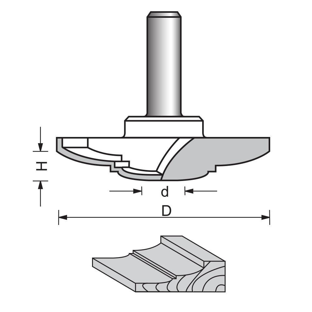 Raised Panel Router Bit-1959 - FindBuyTool
