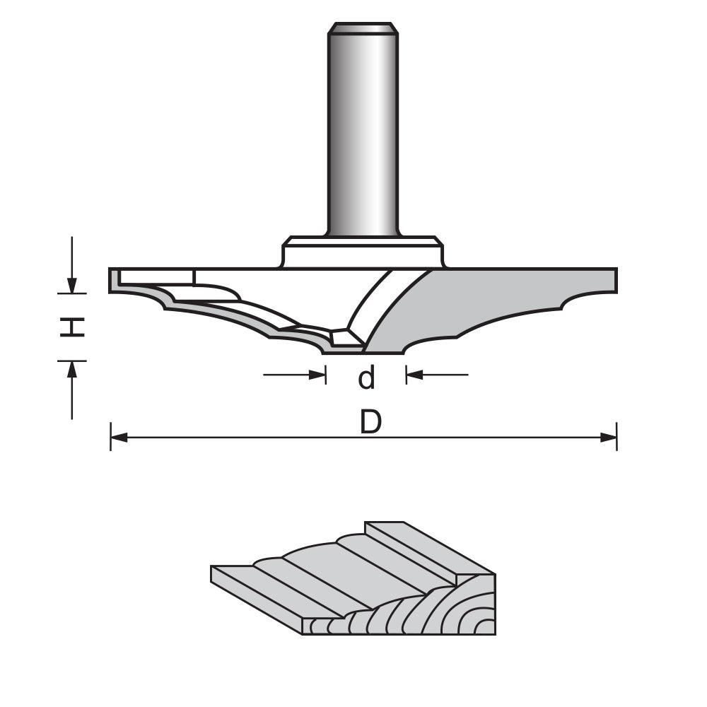 Raised Panel Router Bit-1960 - FindBuyTool