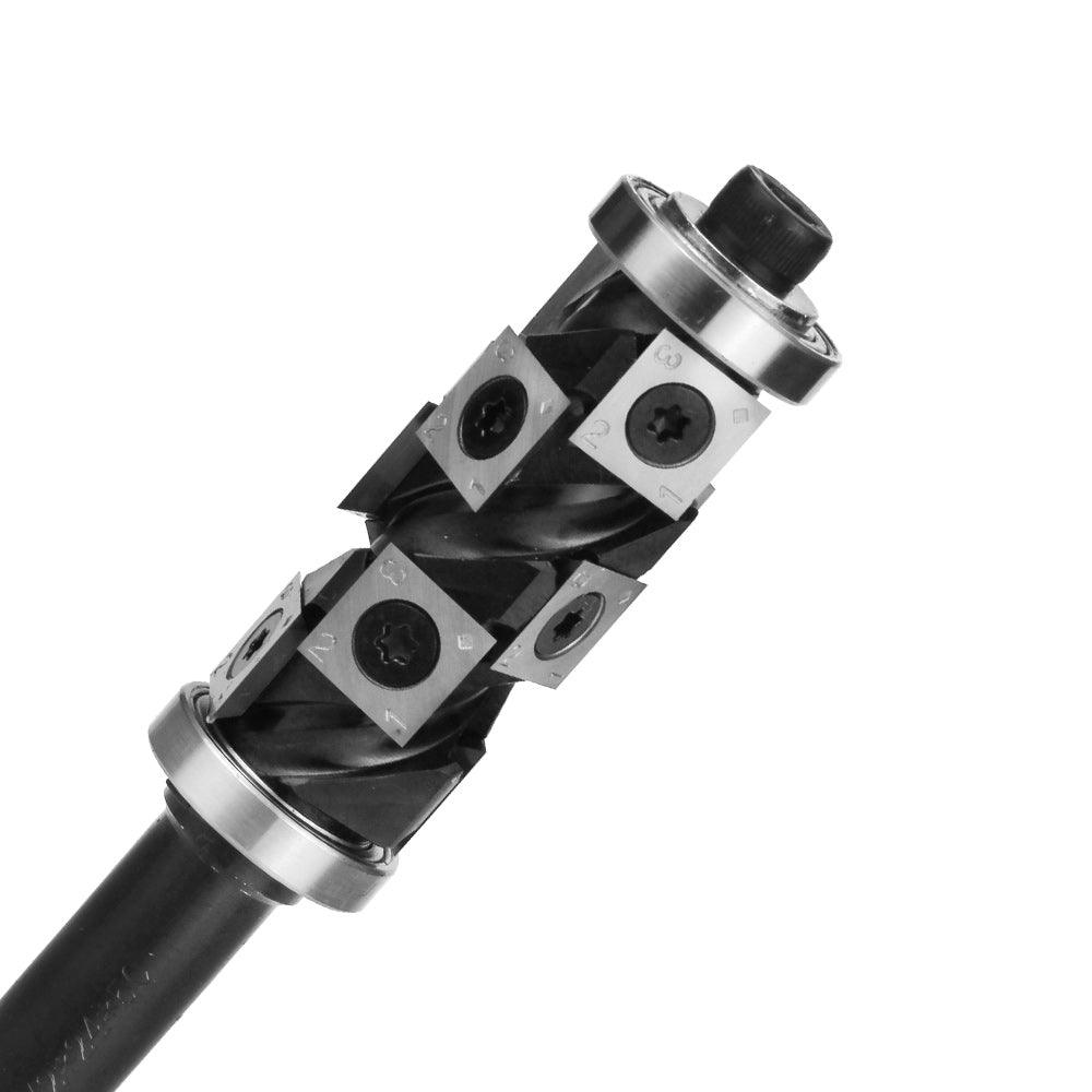 Spiral Flush Trim Router Bit with 10 Carbide Inserts - FindBuyTool