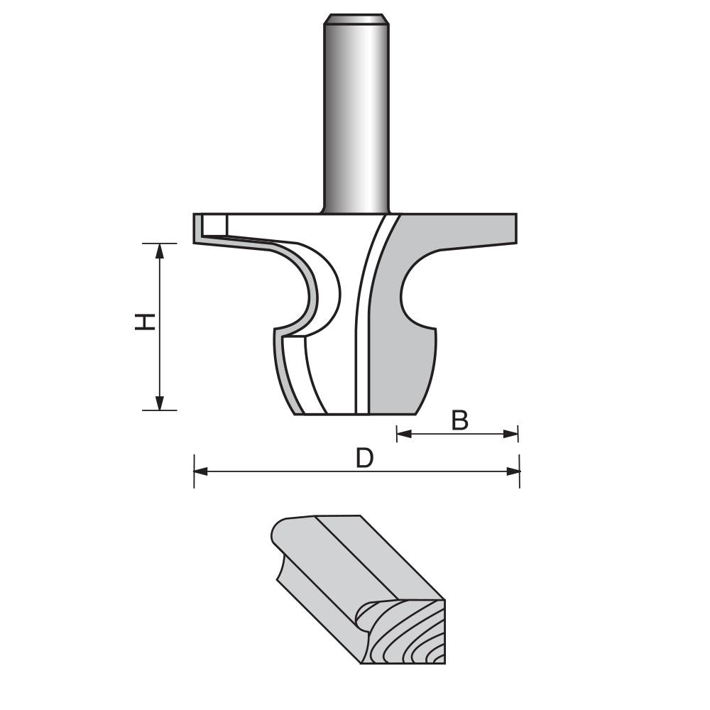 Table Edge Convex Router Bit - FindBuyTool