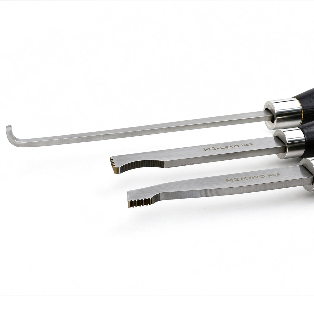 Thread Chaser Set Wood Lathe Turning Tool M2 Cryo HSS