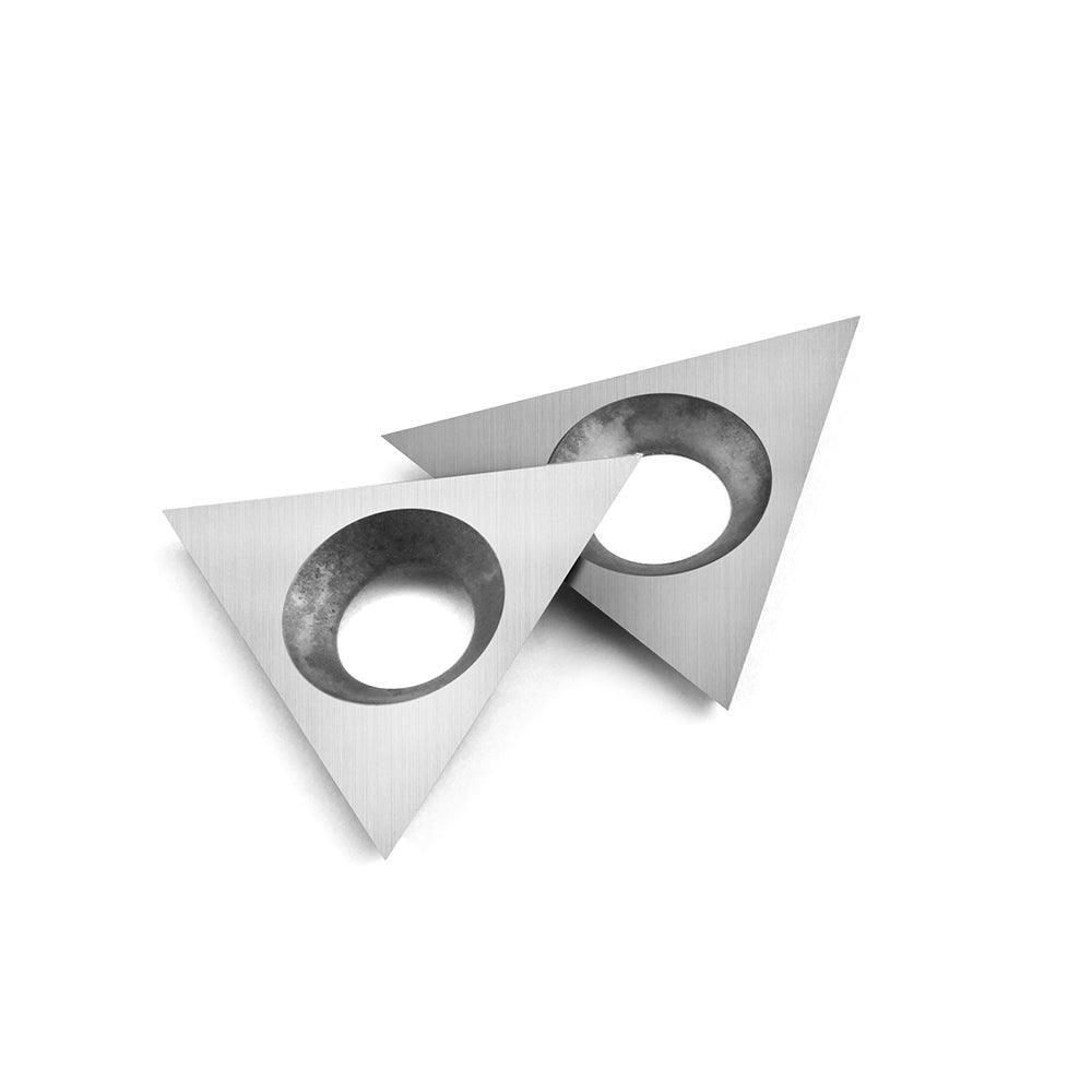 Triangle Carbide Insert Knife for Router Cutters 22x22x2mm - FindBuyTool