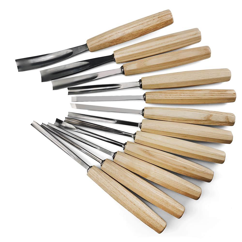Wood Carving Tool Hand Chisel Set 12 Pcs - FindBuyTool