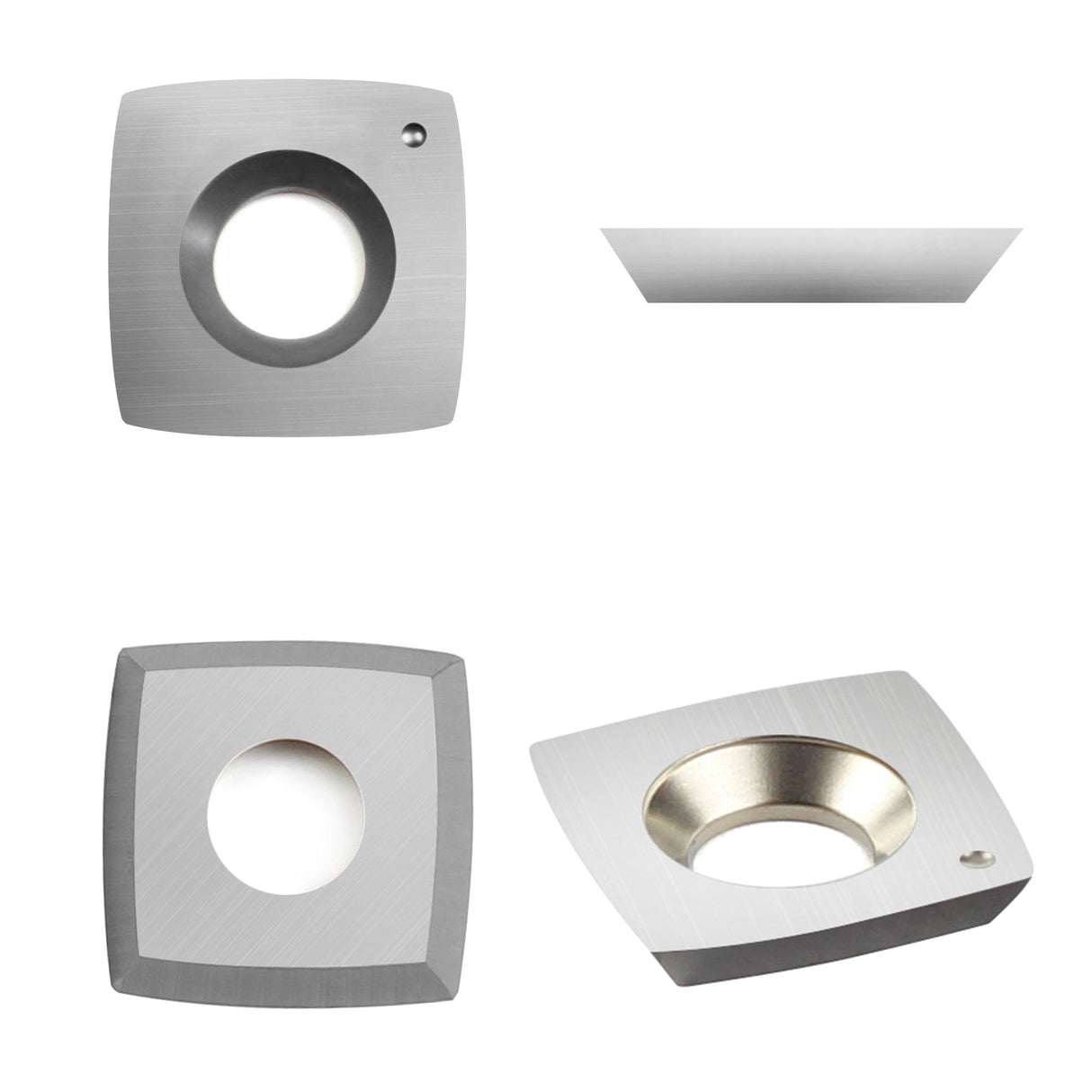 Woodturning Carbide Insert Cutter 15 x 15 x 2.5mm R2 for EWT Roughers - FindBuyTool