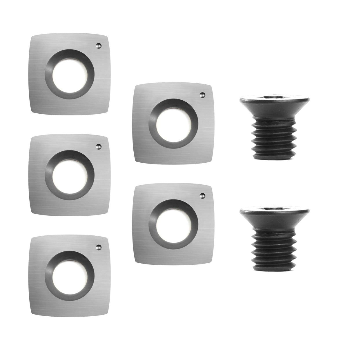 Woodturning Carbide Insert Cutter 15 x 15 x 2.5mm R2 for EWT Roughers - FindBuyTool