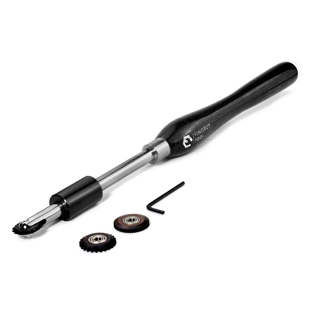 Woodturning Texturing Tool Spiraling System M2 Cryo HSS, 1-3/16"(30mm) Cutters Set - FindBuyTool