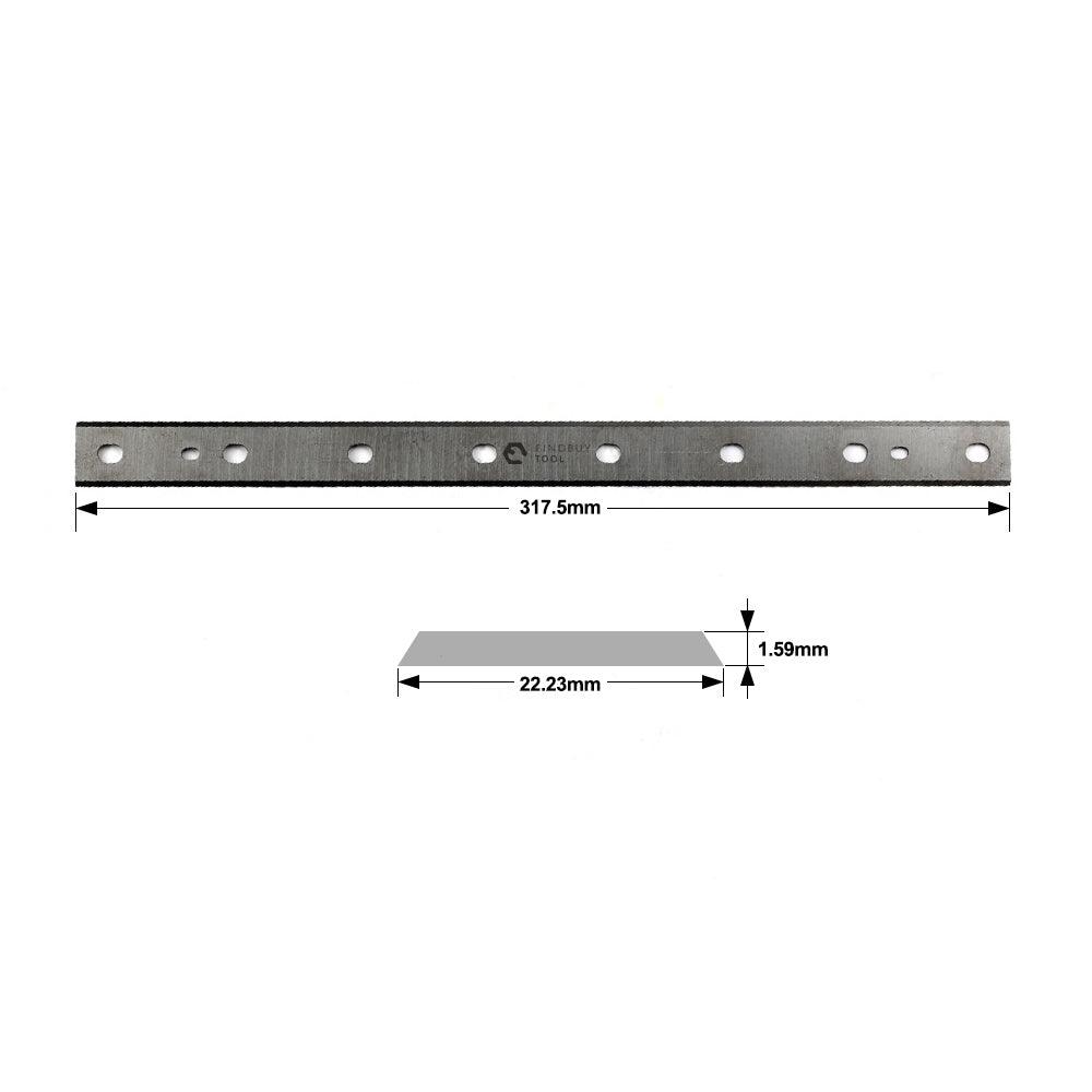 12-1/2Inch HSS Planer Blades for DeWalt DW734 Thickness Planer, Set of 3 - FindBuyTool