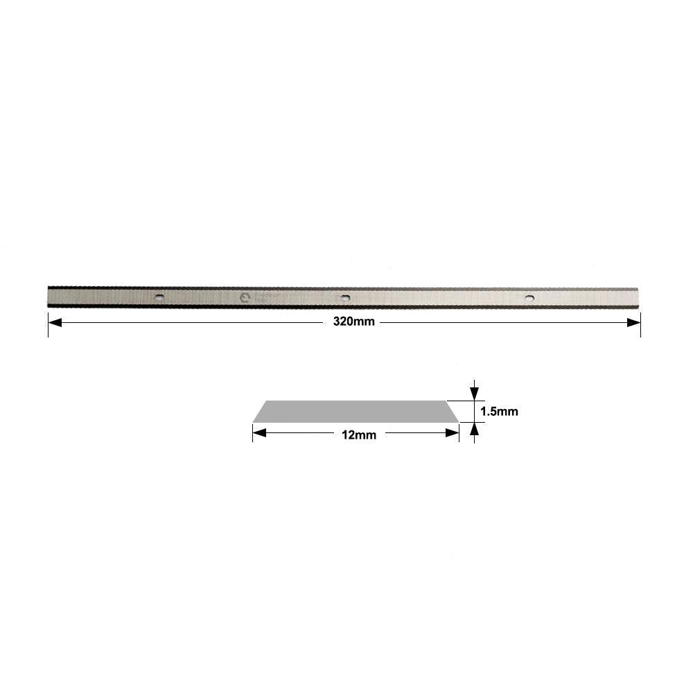 Planer Blades 22-562 for Delta TP305 Planer 12-1/2 In. HSS - FindBuyTool