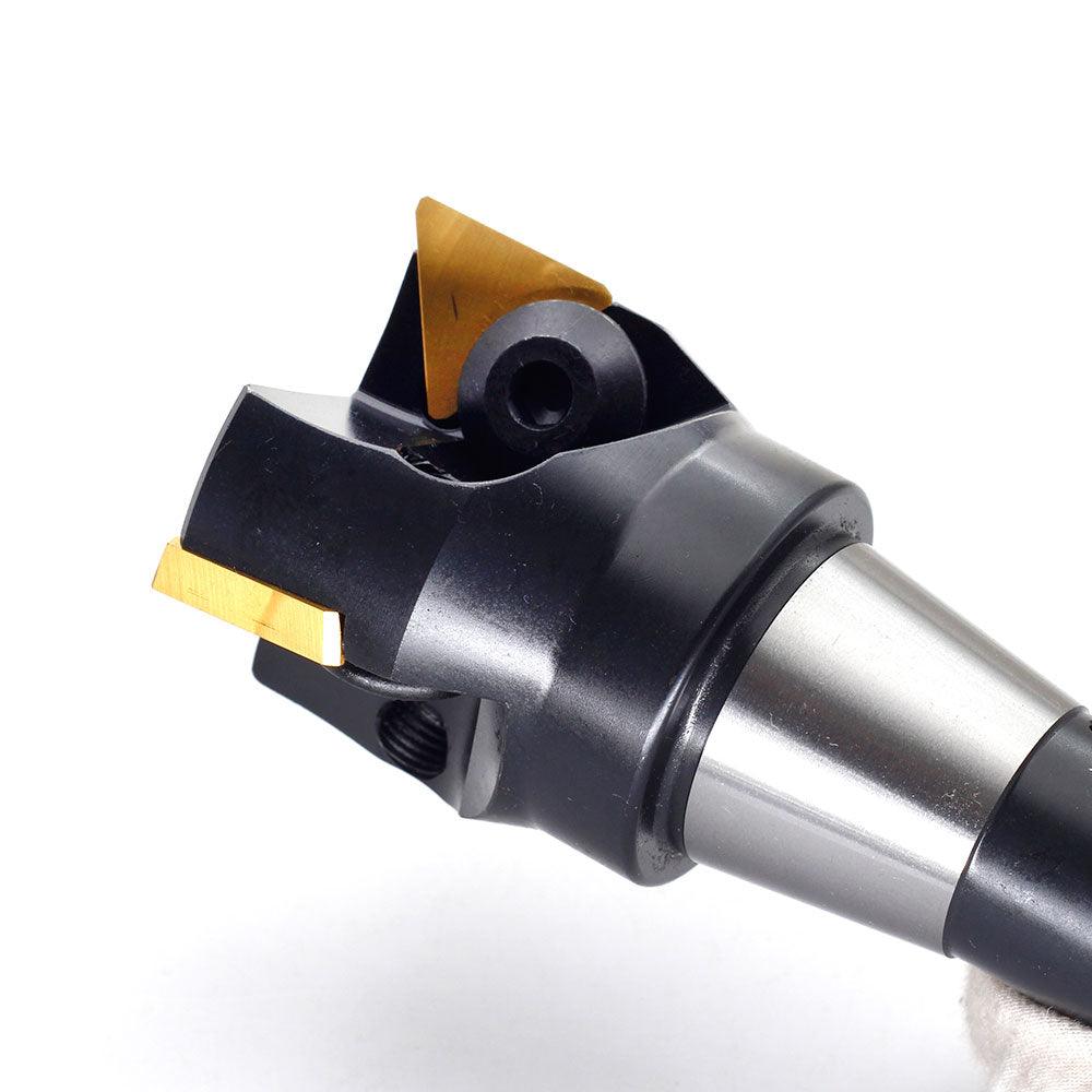 Indexable Carbide Lathe End Mill with TPG43 Carbide Inserts 2 x 6 Inch - FindBuyTool