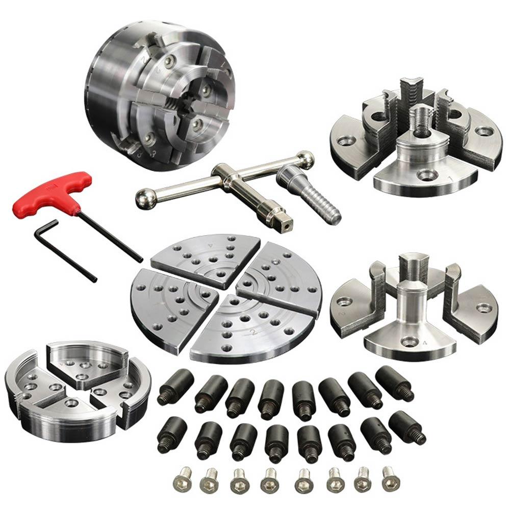 4 Jaw Lathe Chuck Kit 3-3/4 Inch - FindBuyTool