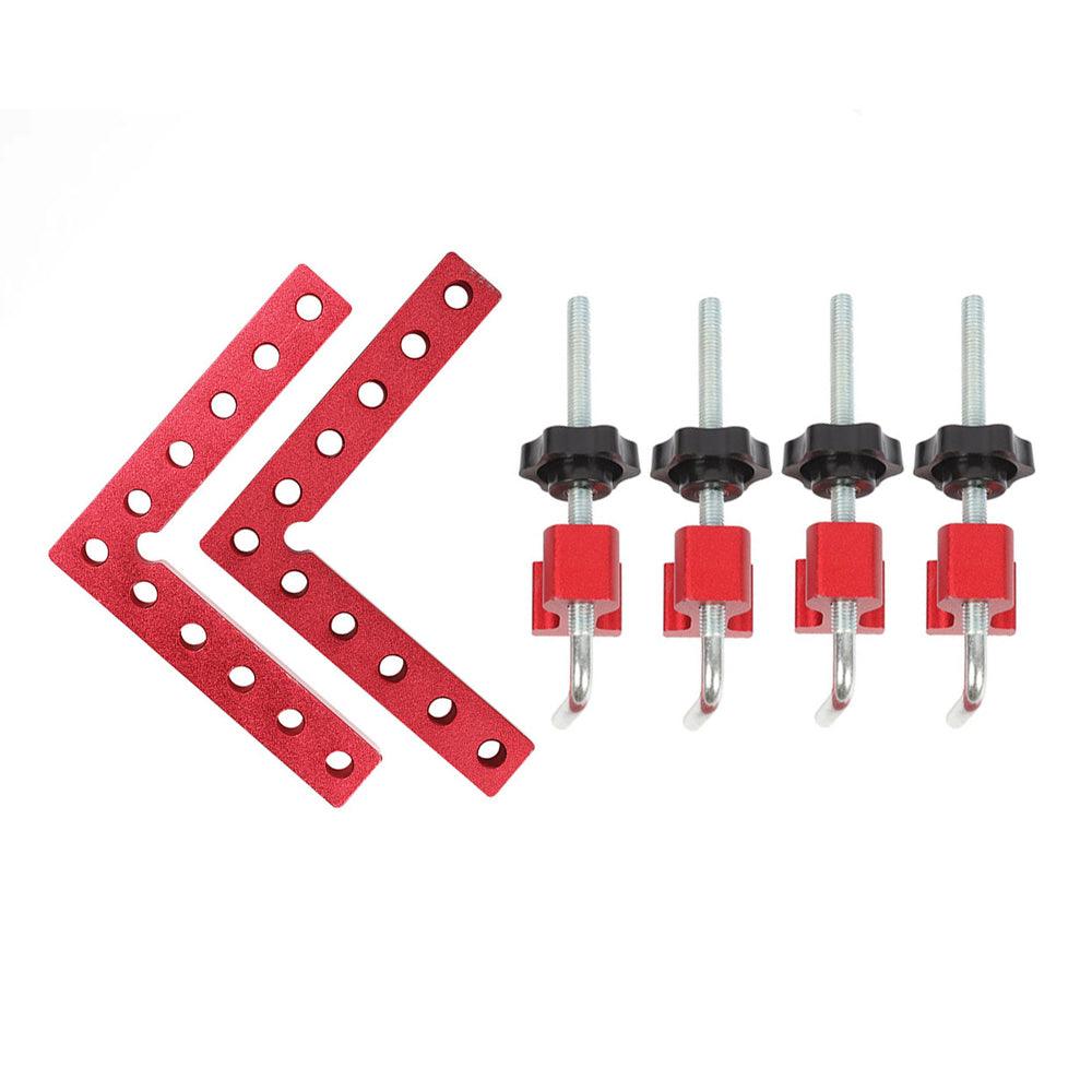 90 Degree Clamping Square with 4 Clamps - FindBuyTool