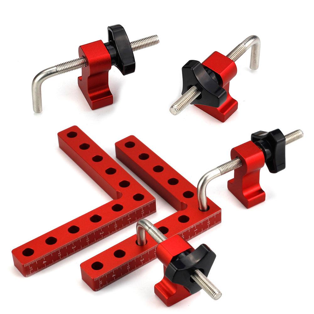 90 Degree Clamping Square with 4 Clamps - FindBuyTool