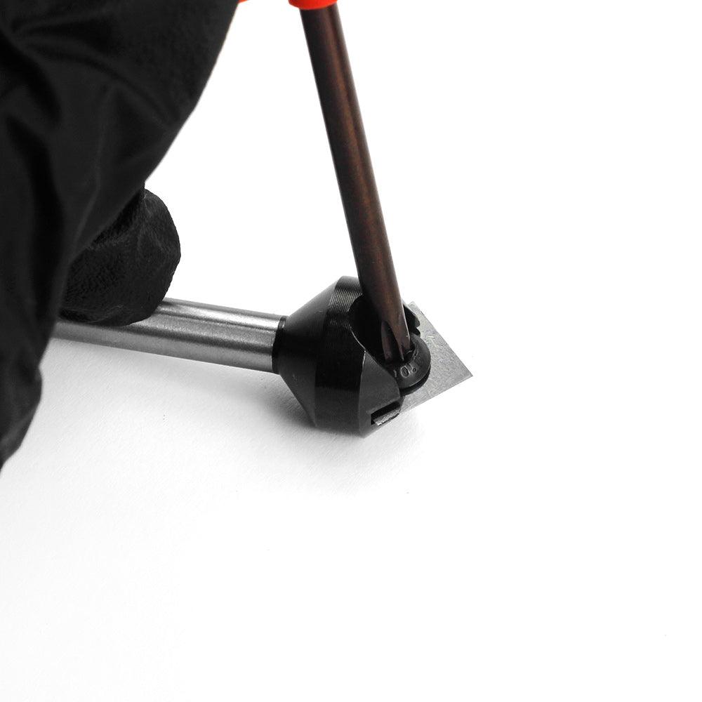 90 Degree V Groove Router Bit with Carbide Insert - FindBuyTool