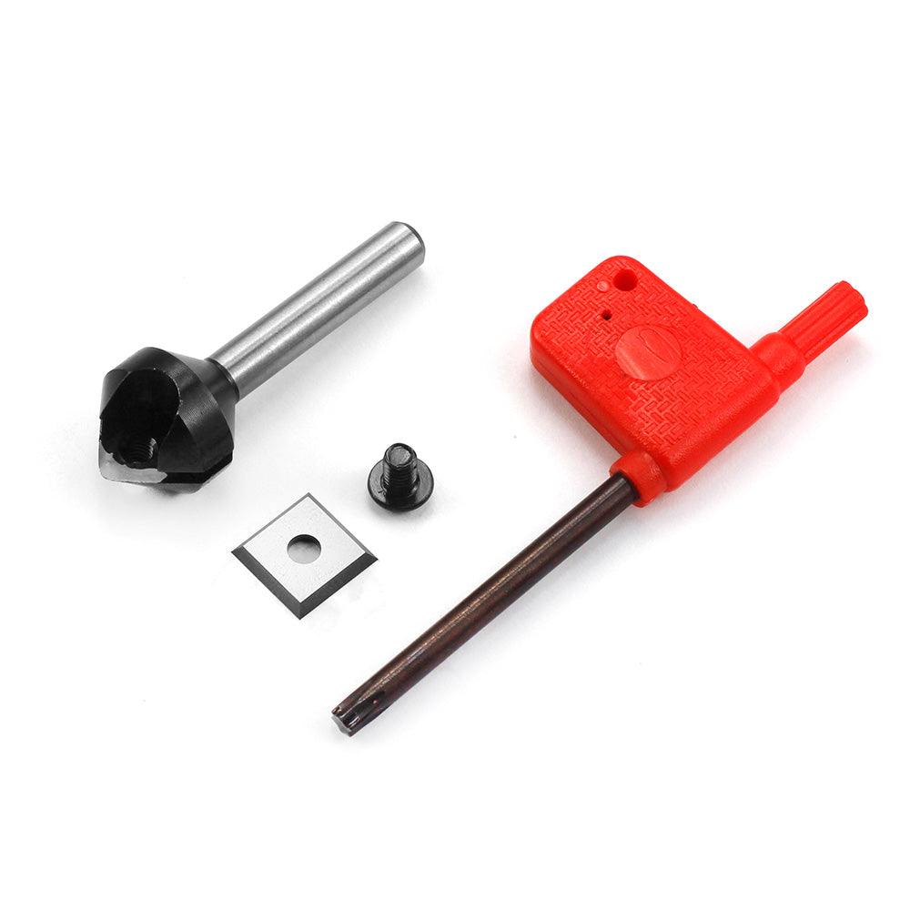 90 Degree V Groove Router Bit with Carbide Insert - FindBuyTool