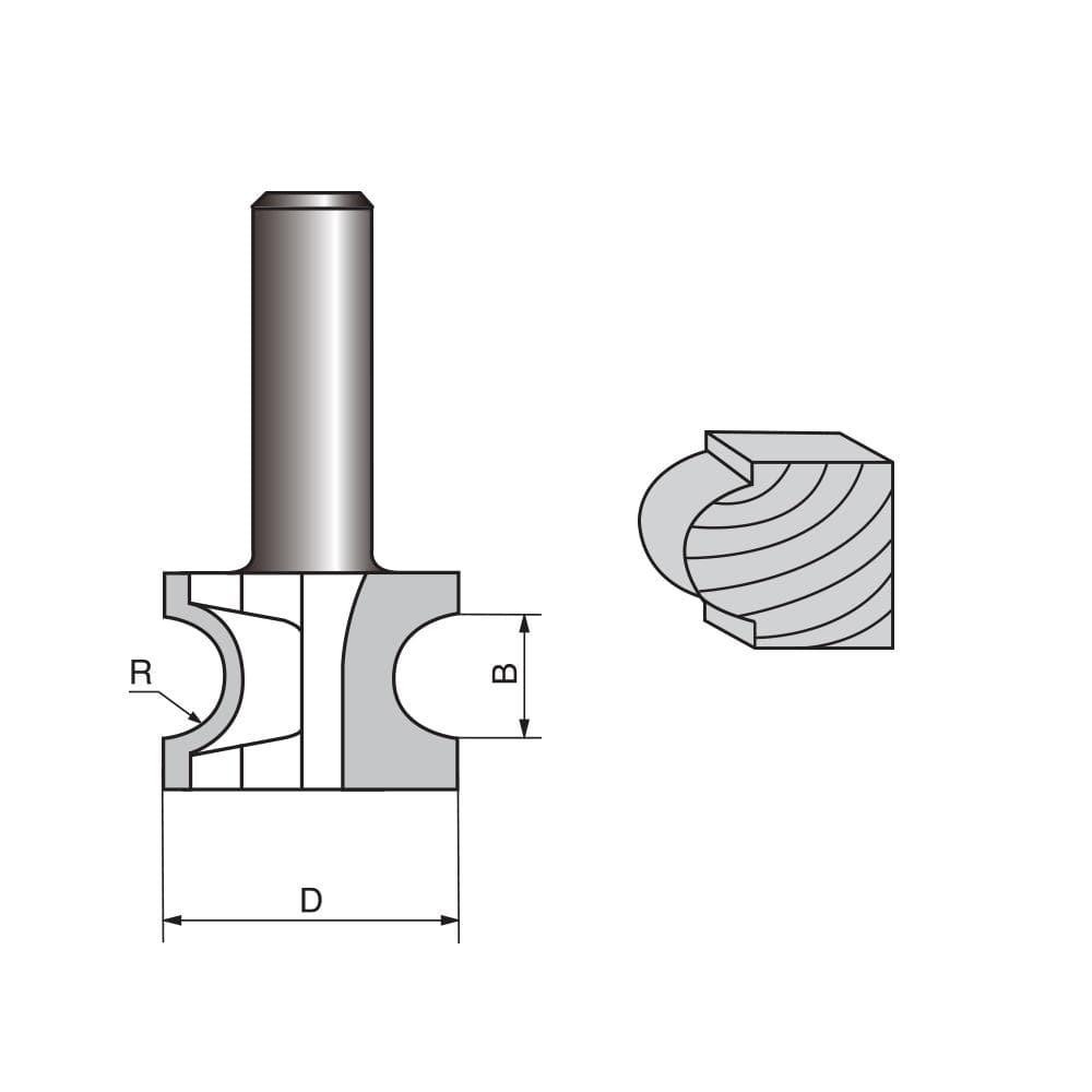 Bull Nose Router bit - FindBuyTool