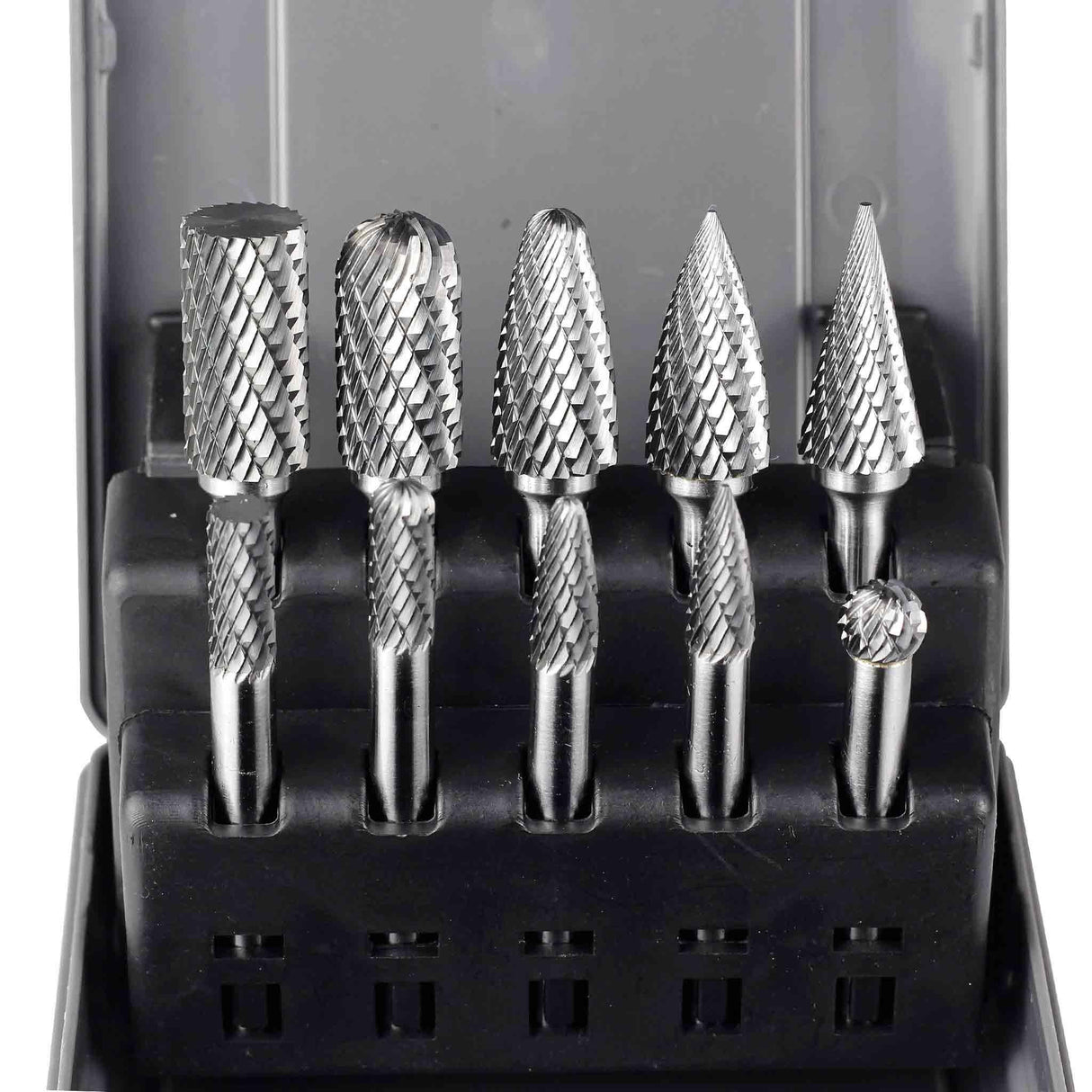 Carbide Burrs OMNI Set 02 1/4 Shank, 10Pcs - FindBuyTool