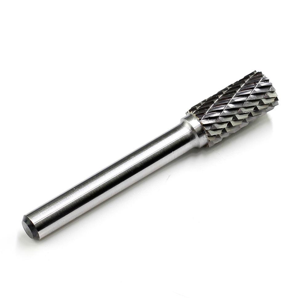 Carbide Burr A1020M06 Cylinderical Plain End OMNI Range Head D 10 x 20mm, 6mm Shank, 65mm Full Length - FindBuyTool