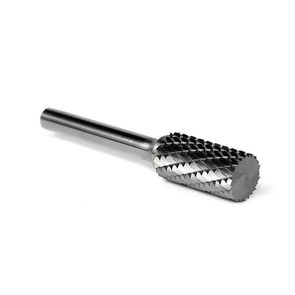 Carbide Burr A1225M06 Cylinderical Plain End OMNI Range Head D 12 x 25mm, 6mm Shank, 70mm Full Length - FindBuyTool