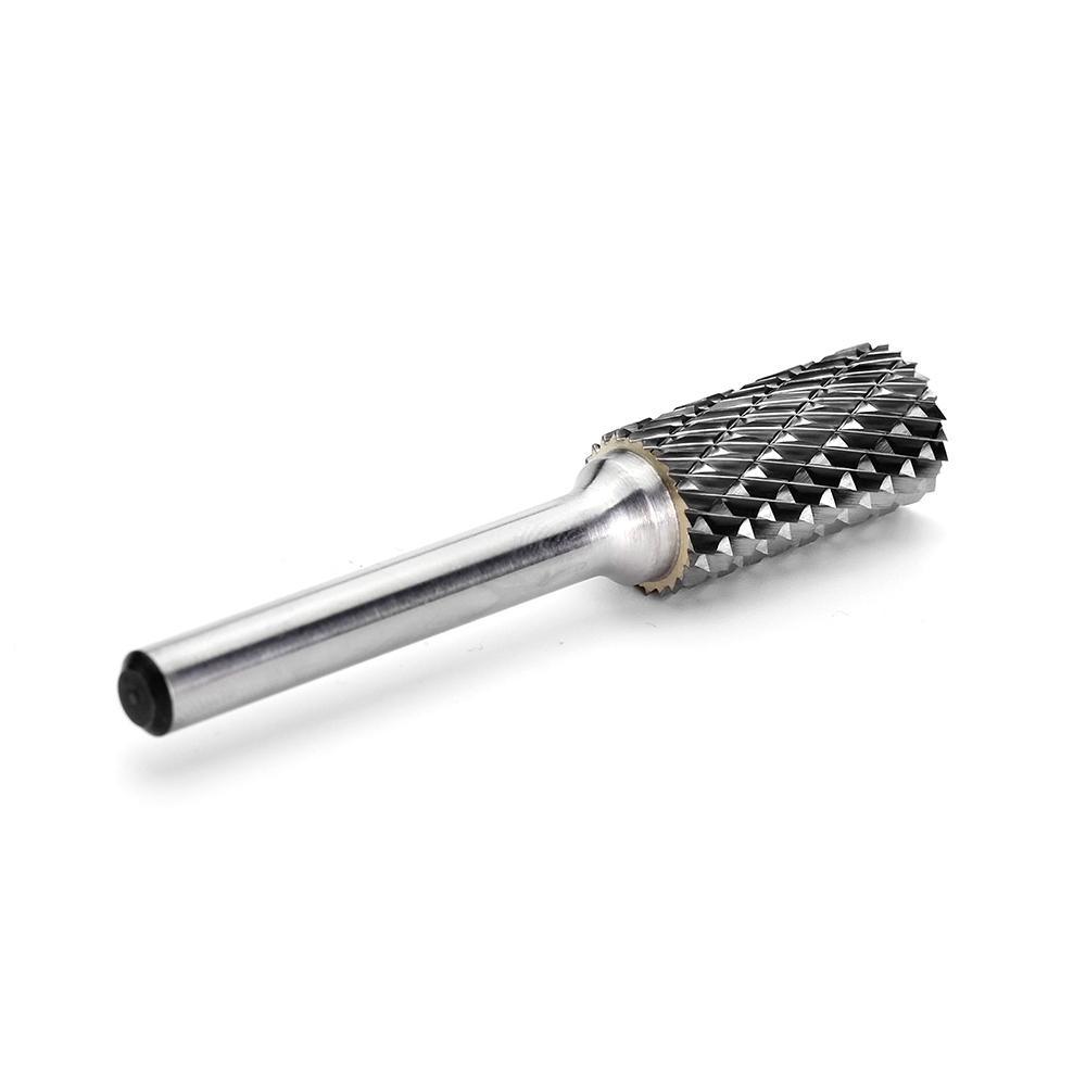 Carbide Burr A1225M06 Cylinderical Plain End OMNI Range Head D 12 x 25mm, 6mm Shank, 70mm Full Length - FindBuyTool