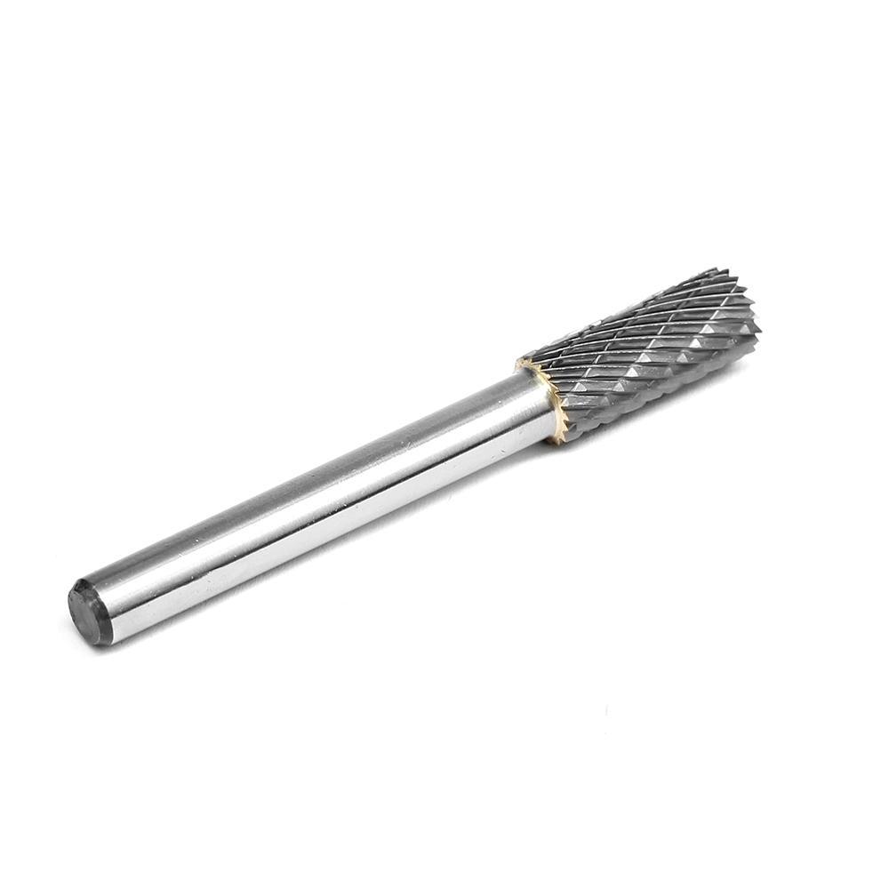 Carbide Burr B0820M06 Cylinderical End Cut OMNI Range Head D 8 x 20mm, 6mm Shank, 65mm Full Length - FindBuyTool