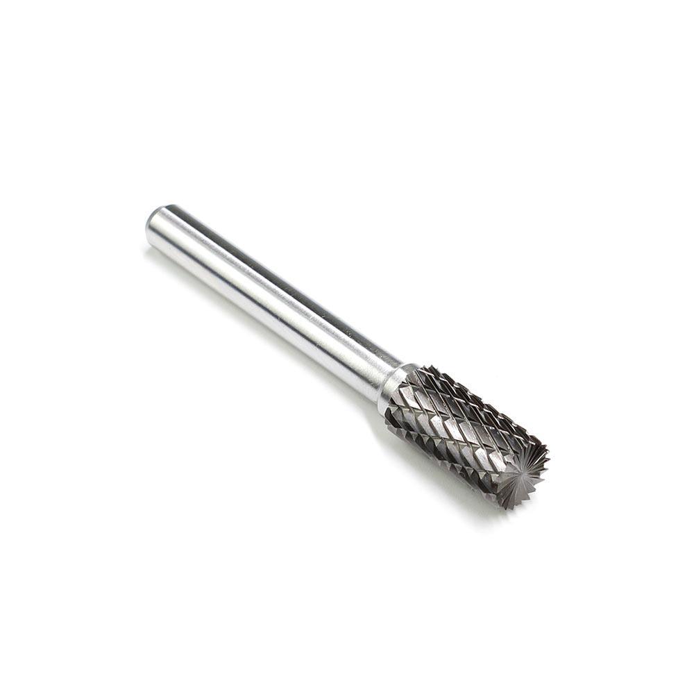 Carbide Burr B1020M06 Cylinderical End Cut OMNI Range Head D 10 x 20mm, 6mm Shank, 65mm Full Length - FindBuyTool