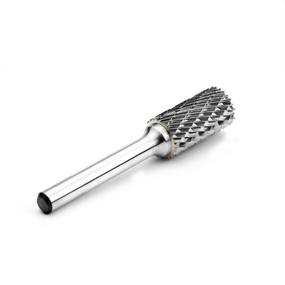 Carbide Burr B1225M06 Cylinderical End Cut OMNI Range Head D 12 x 25mm, 6mm Shank, 70mm Full Length - FindBuyTool