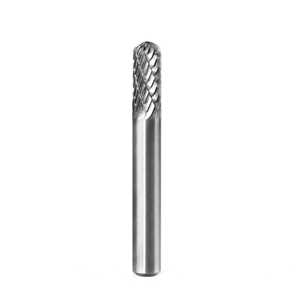 Carbide Burr C0616M06 Cylinderical Ball Nose OMNI Range Head D 6 x 16mm, 6mm Shank, 50mm Full Length - FindBuyTool