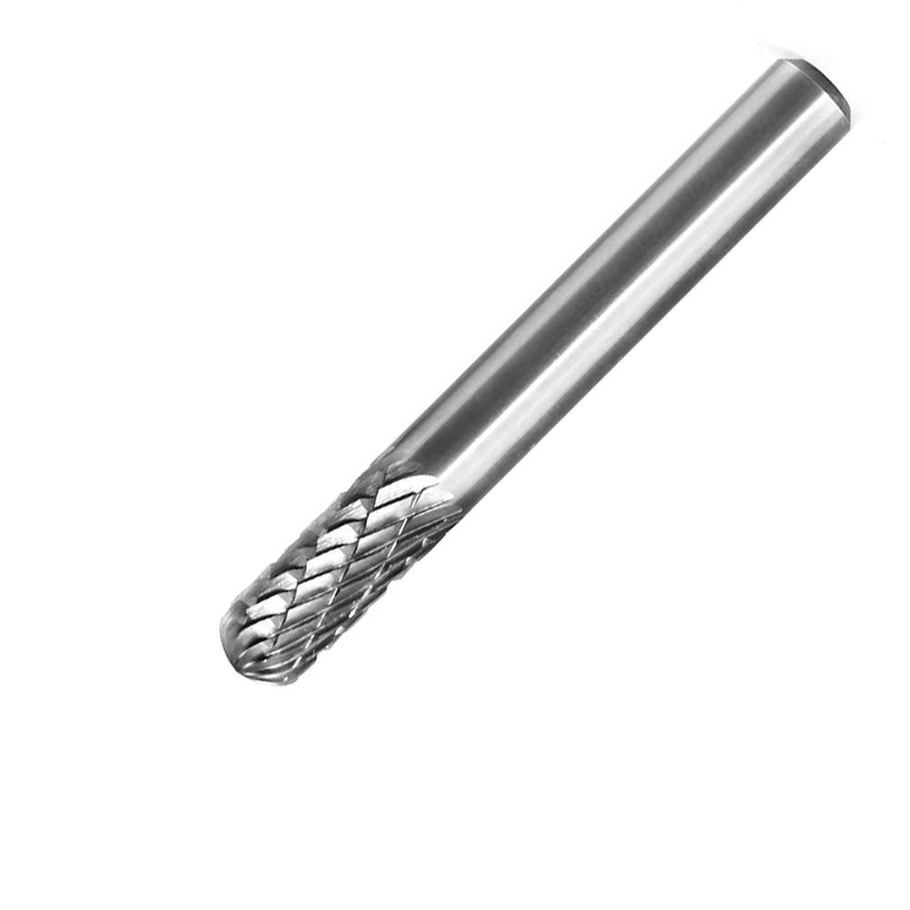 Carbide Burr C0616M06 Cylinderical Ball Nose OMNI Range Head D 6 x 16mm, 6mm Shank, 50mm Full Length - FindBuyTool
