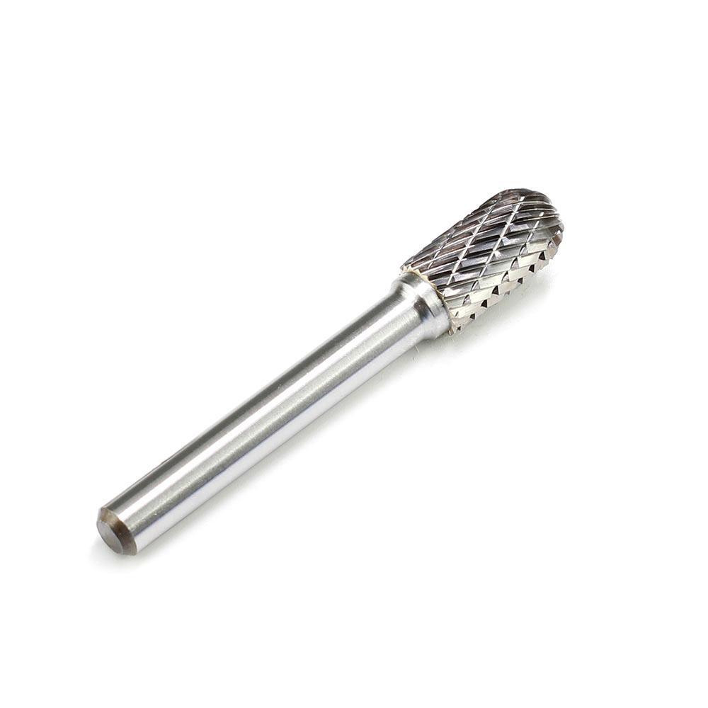 Carbide Burr C1020M06 Cylinderical Ball Nose OMNI Range Head D 10 x 20mm, 6mm Shank, 65mm Full Length - FindBuyTool