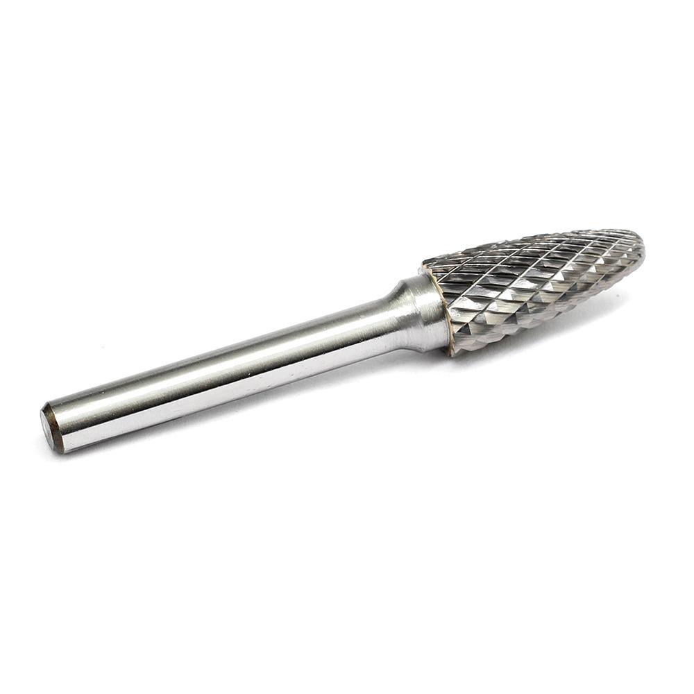 Carbide Burr F1125M06 Tree Radius End OMNI Range Head D 11 x 25mm, 6mm Shank, 70mm Full Length - FindBuyTool