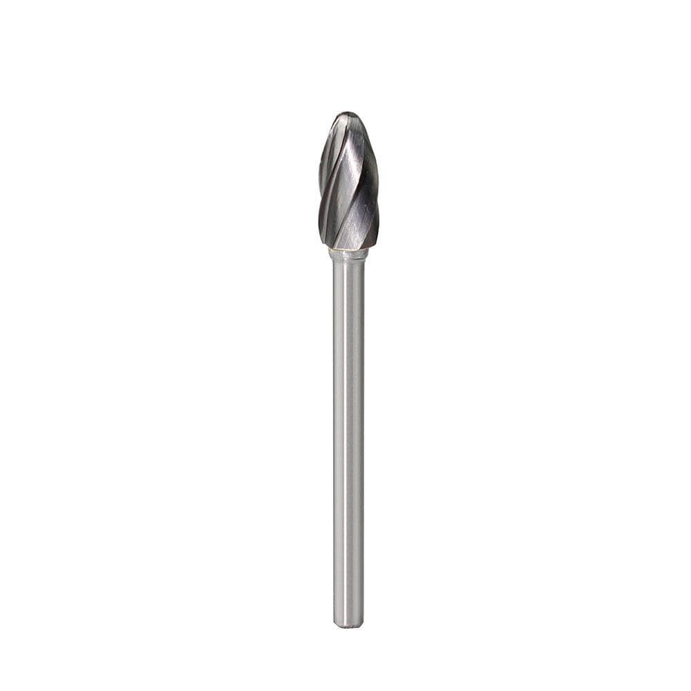 Carbide Cutter Point Tree Shape G0613NF(SG-51NF), 3mm(1/8in.) Shank - FindBuyTool