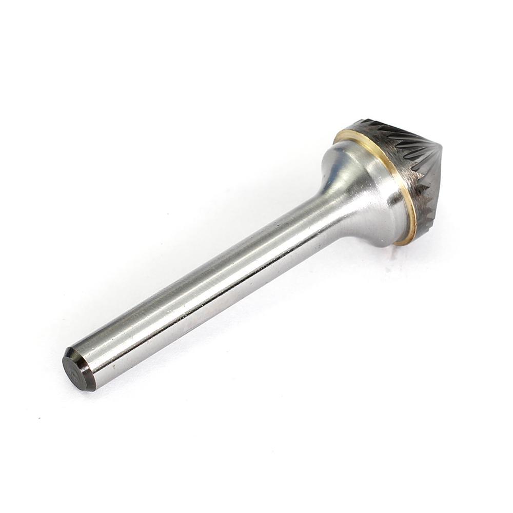 Carbide Burr K1608M06 Cone 90° OMNI Range Head D 16 x 8mm, 6mm Shank, 57mm Full Length - FindBuyTool