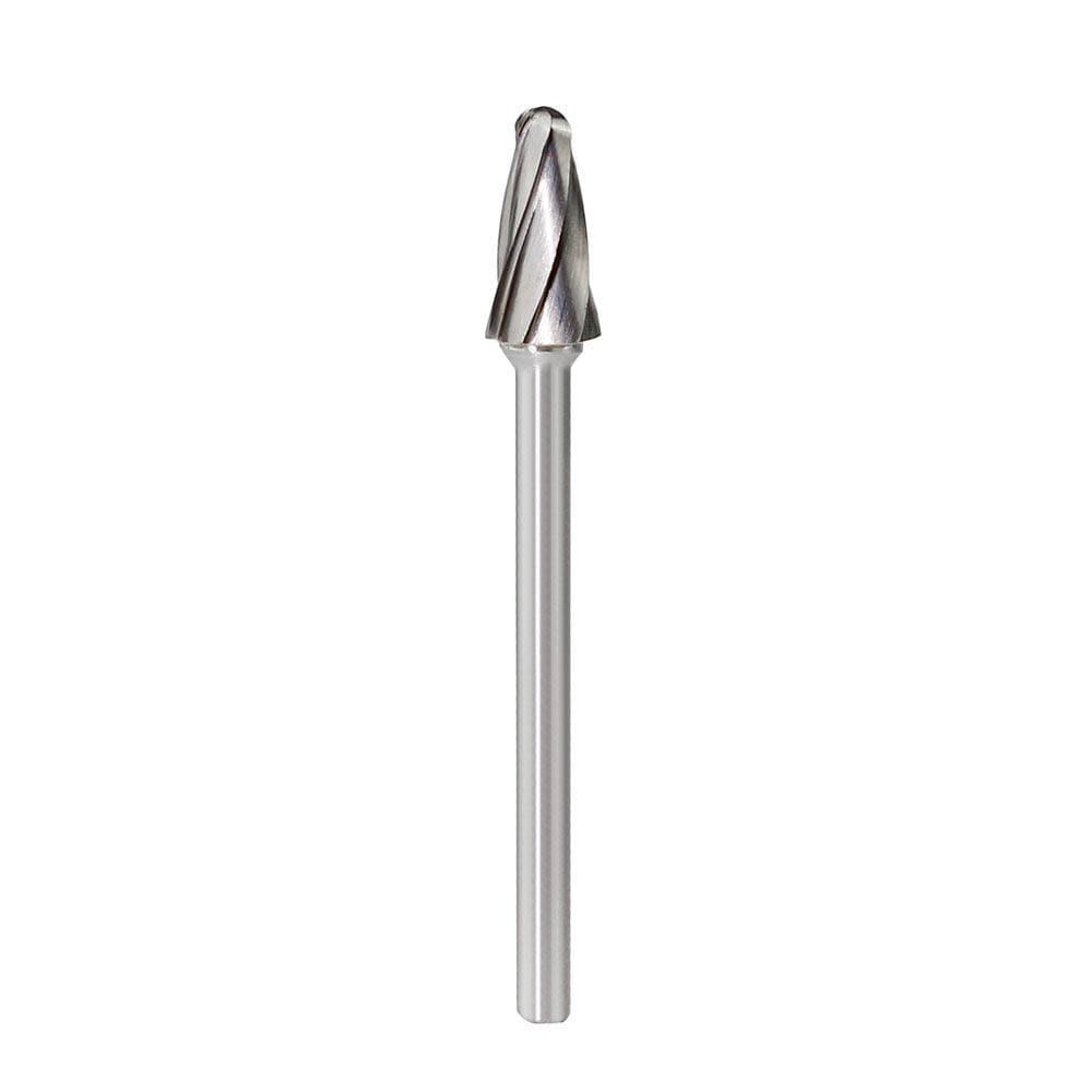Carbide Cutter Cone Radius End L0613NF(SL-53NF), 3mm(1/8in.) Shank - FindBuyTool