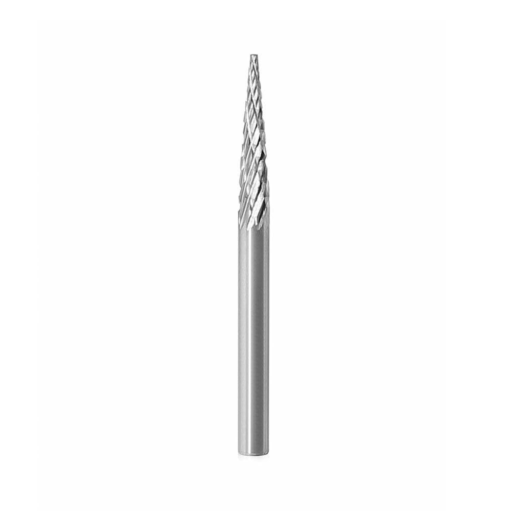 Carbide Cutter Cone Pointed Shape M0316(SM-43), 3mm(1/8in.) Shank - FindBuyTool
