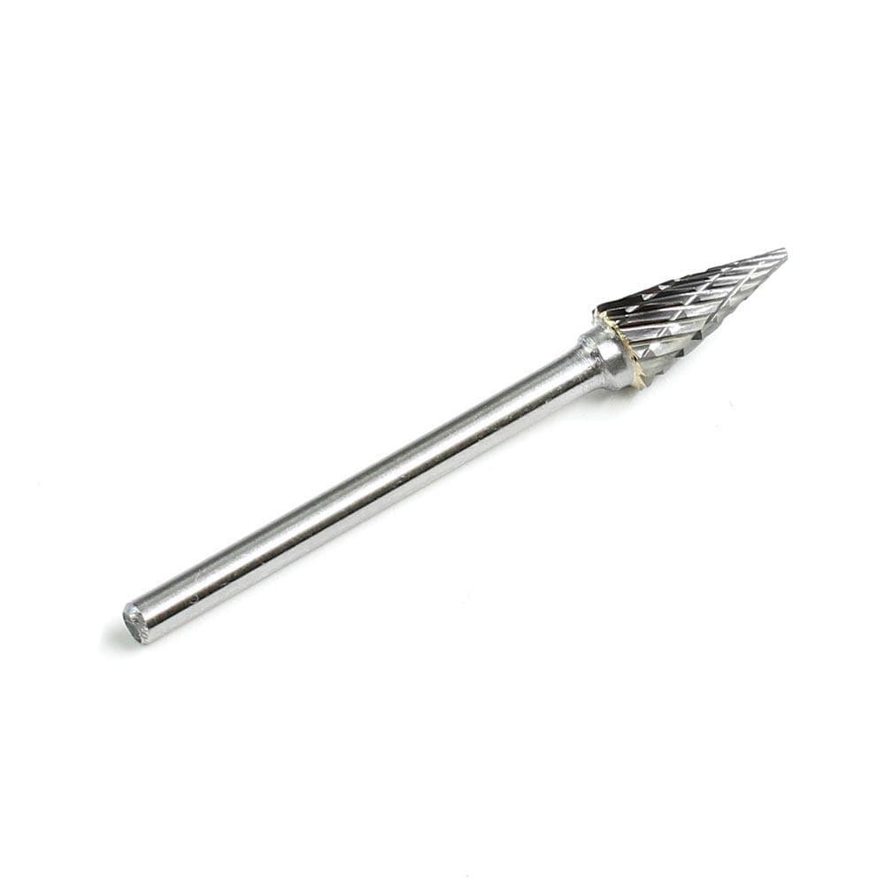 Carbide Cutter Cone Pointed Shape M0613(SM-53), 3mm(1/8in.) Shank - FindBuyTool