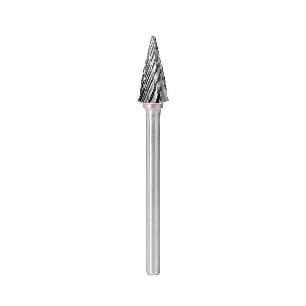 Carbide Cutter Cone Pointed Shape M0613(SM-53), 3mm(1/8in.) Shank - FindBuyTool
