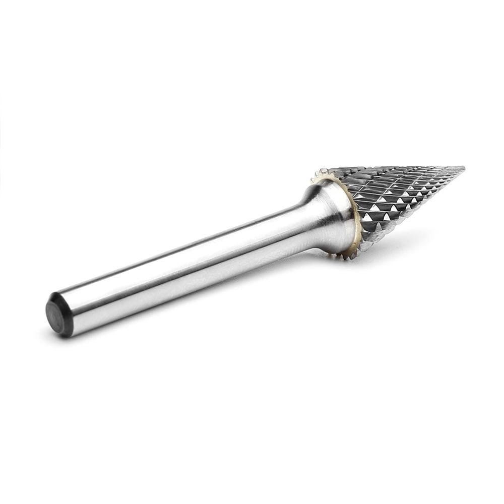 Carbide Burr M1225M06 Cone Pointed Shape OMNI Range Head D 12 x 25mm, 6mm Shank, 70mm Full Length - FindBuyTool
