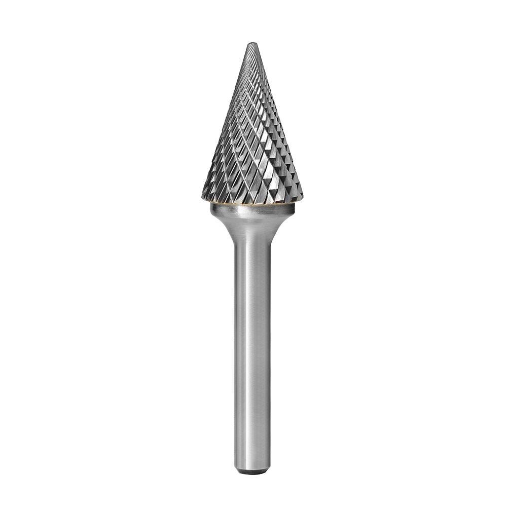 Carbide Burr M1625M06 Cone Pointed Shape OMNI Range Head D 16 x 25mm, 6mm Shank, 73mm Full Length - FindBuyTool