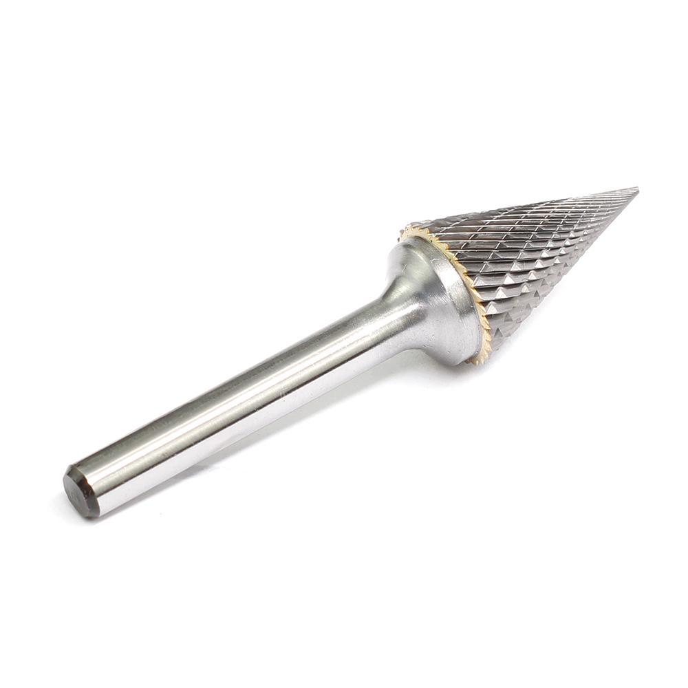 Carbide Burr M1625M06 Cone Pointed Shape OMNI Range Head D 16 x 25mm, 6mm Shank, 73mm Full Length - FindBuyTool