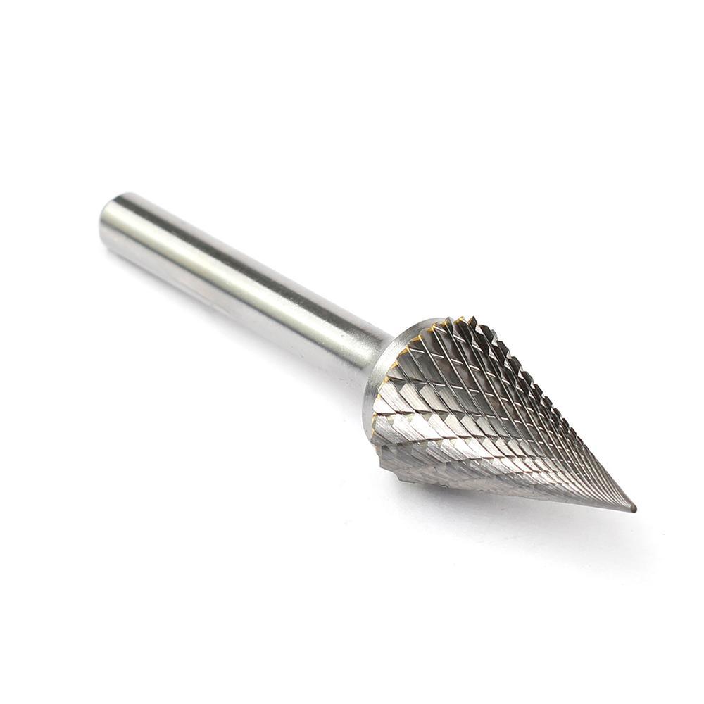 Carbide Burr M1625M06 Cone Pointed Shape OMNI Range Head D 16 x 25mm, 6mm Shank, 73mm Full Length - FindBuyTool