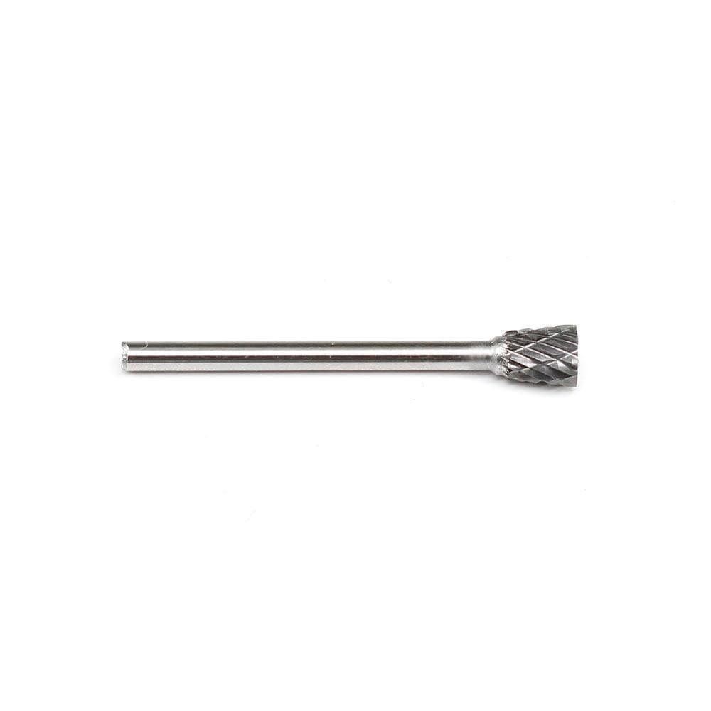 Carbide Cutter Inverted Cone N0608(SN-51), 3mm(1/8in.) Shank - FindBuyTool