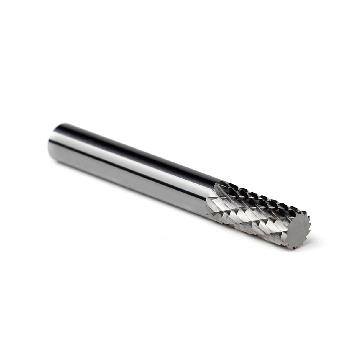 Carbide Burr SA-1 Cylinderical Plan End OMNI Range Head D 1/4 x 5/8L ,1/4 Shank, 2 Inch Full Length - FindBuyTool