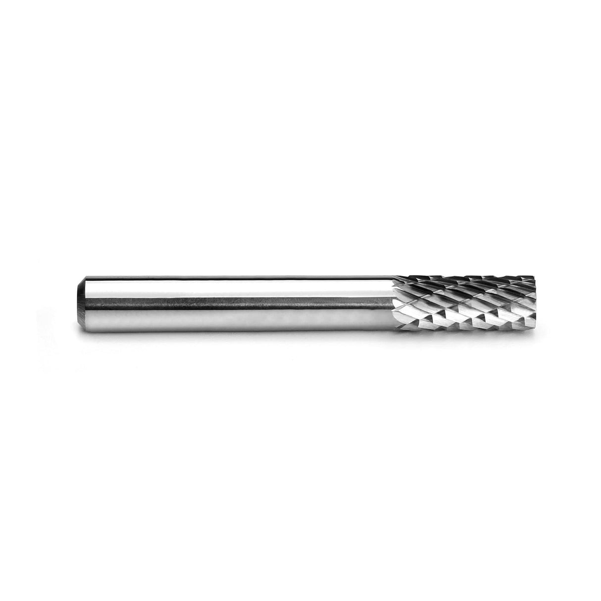 Carbide Burr SA-1 Cylinderical Plan End OMNI Range Head D 1/4 x 5/8L ,1/4 Shank, 2 Inch Full Length - FindBuyTool